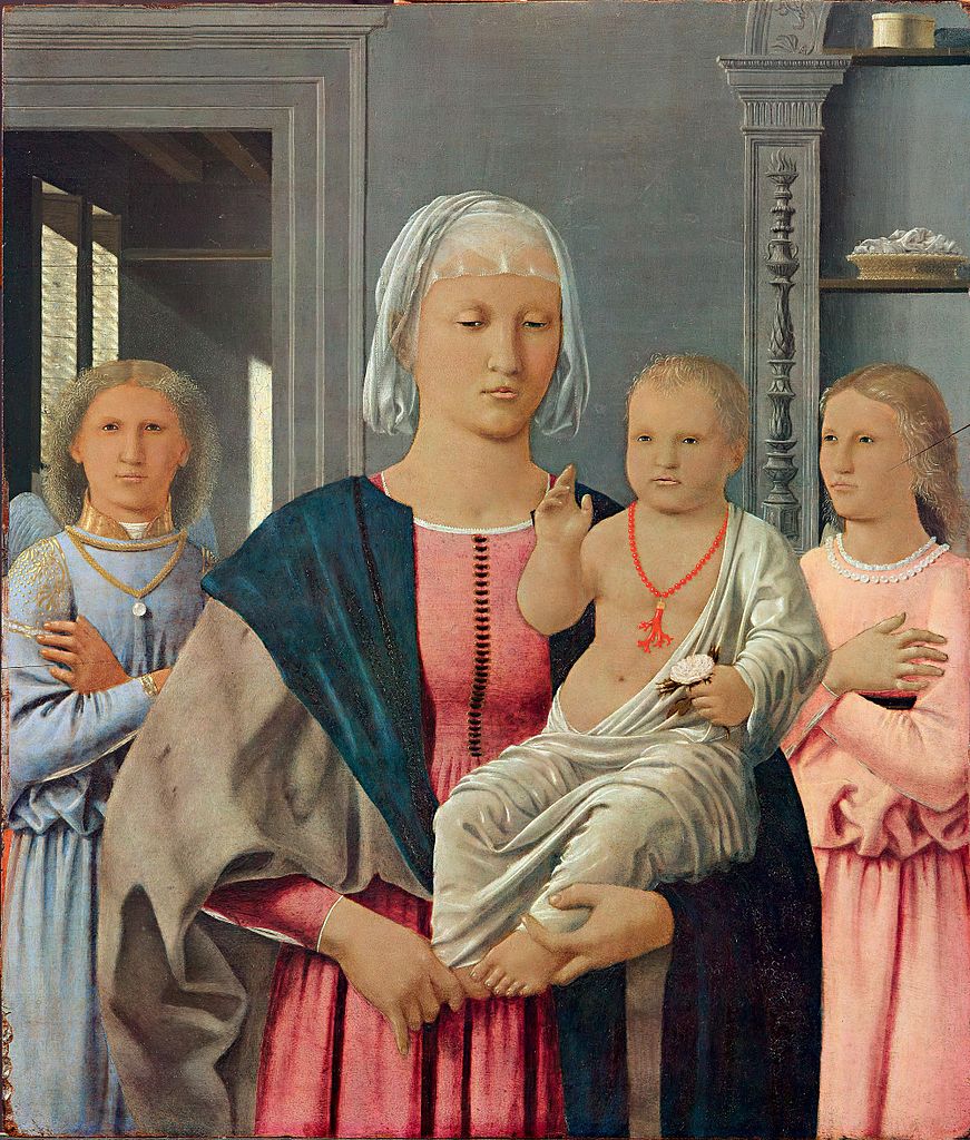 Madonna of Senigallia, vintage artwork by Piero della Francesca, A3 (16x12") Poster Print