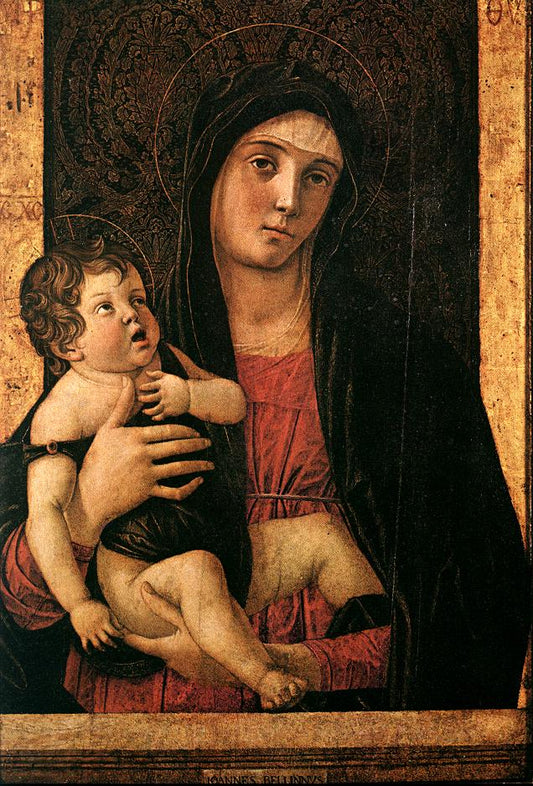 Madonna with Child, vintage artwork by Giovanni Bellini, A3 (16x12") Poster Print