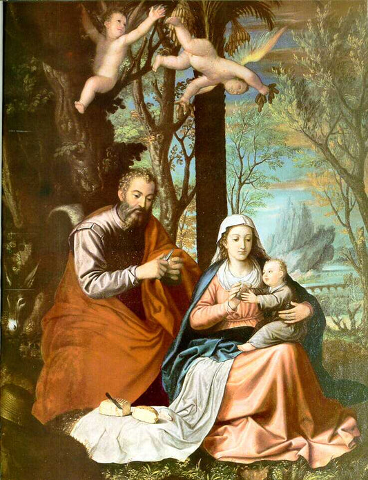 Madonna with Child, vintage artwork by Juan Sànchez Cotàn, A3 (16x12") Poster Print