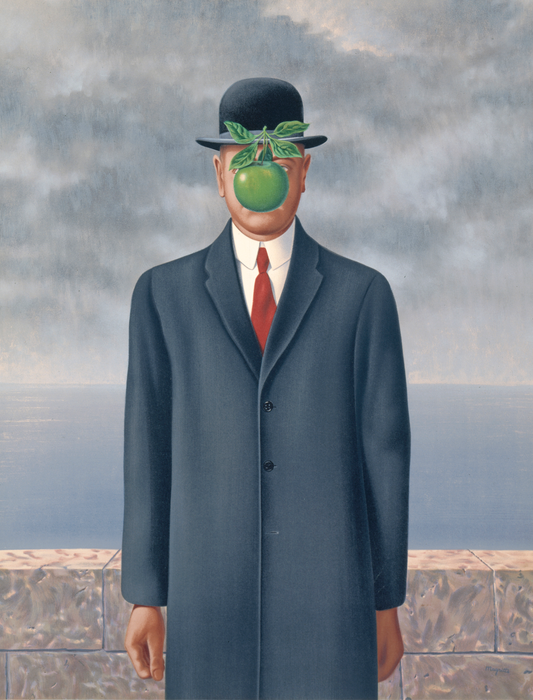 Son of Man by Rene Magritte,16x12(A3) Poster