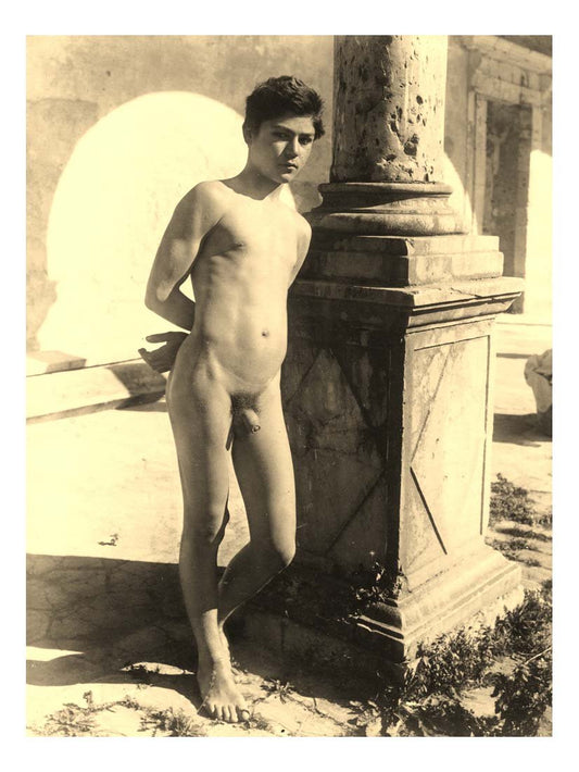 Male Nudes #26, historic photo by Wilhelm von Gloeden, 16x12"(A3) Poster