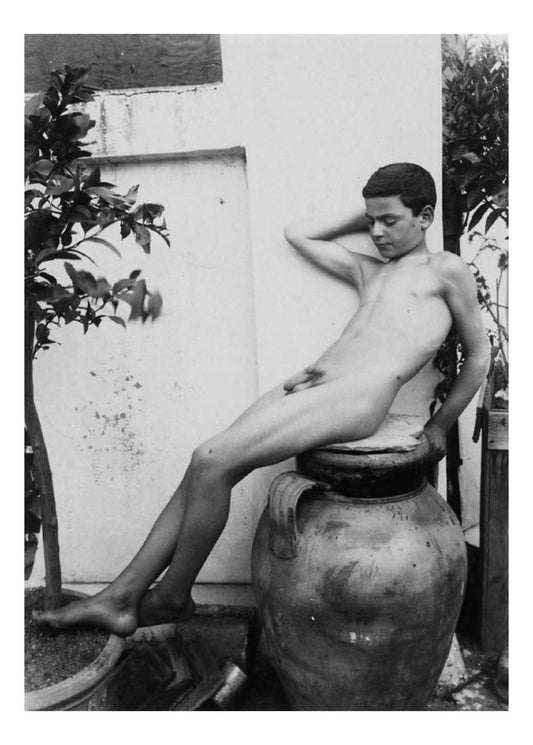 Male Nudes #34, historic photo by Wilhelm von Gloeden, 16x12"(A3) Poster