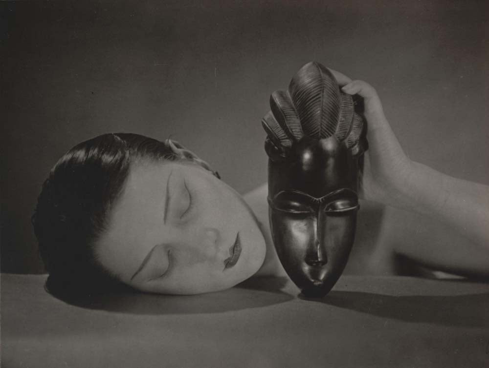 Man Ray - Noir et Blanche, vintage historic photograph, modern poster print