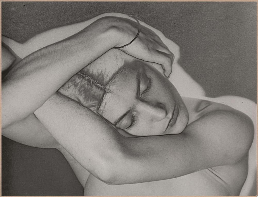 Man Ray - Sleeping Woman, vintage historic photograph, modern poster print