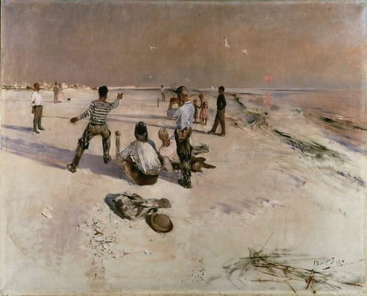 Man Warping by Bruno Lilijefors, vintage art, modern poster print