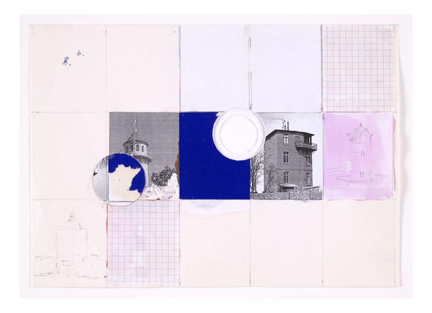 Manfred Pernice - Untitled, 16x12" (A3) Poster Print