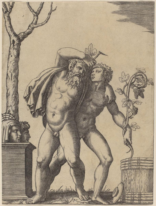 Marcantonio Raimondi possibly after Raphael possibly after G,16x12"(A3) Poster