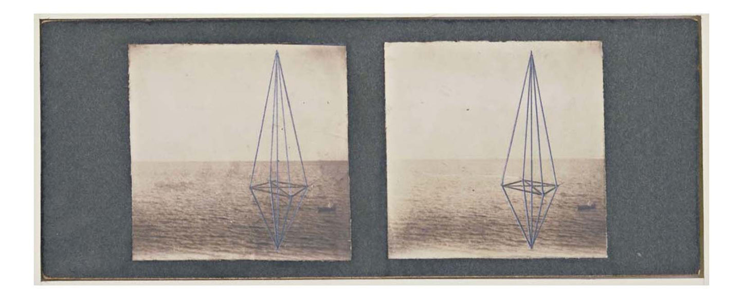 Marcel Duchamp - Handmade Stereopticon Slide, 16x12" (A3) Poster Print