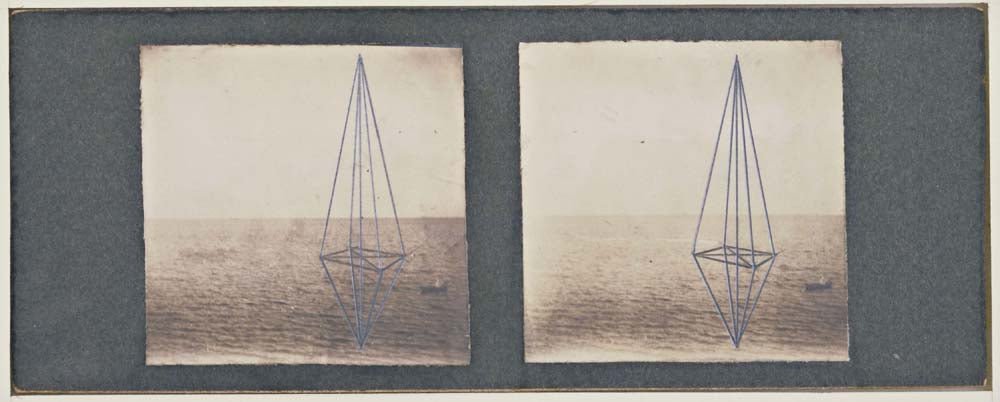 Marcel Duchamp - Handmade Stereopticon Slide, vintage art, A3 (16x12")  Poster Print 