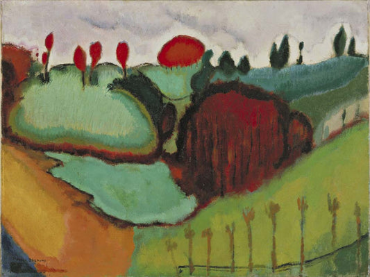 Marcel Duchamp - Landscape, vintage art, modern poster print