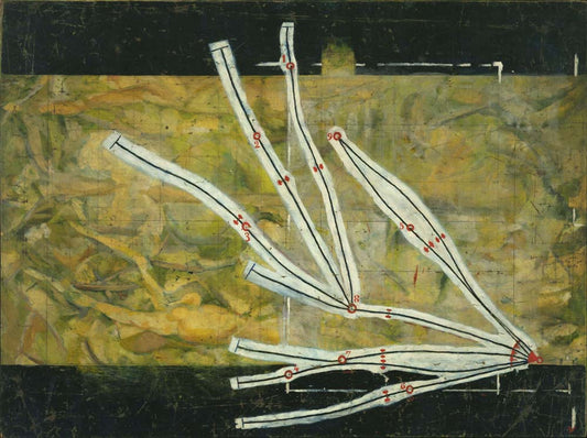 Marcel Duchamp - Network of Stoppages, vintage art, modern poster print