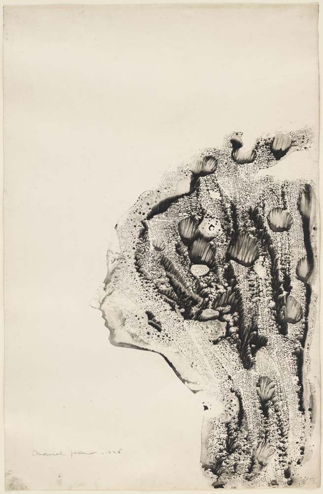 Marcel Jean - Decalcomania, vintage art, A3 (16x12")  Poster Print 