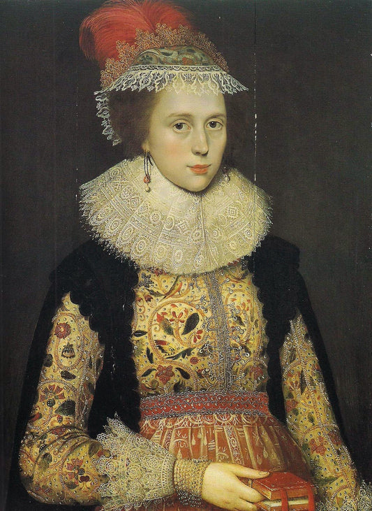 Margaret Layton, vintage artwork by Marcus Gheeraerts the Younger, A3 (16x12") Poster Print