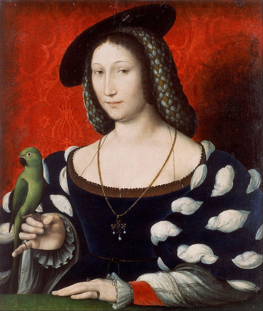Marguerite of Navarre, vintage artwork by Jean Clouet, A3 (16x12") Poster Print