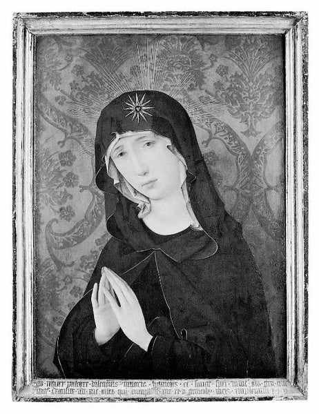 Maria als Schmerzensmutter, vintage artwork by Hans Holbein the Elder, A3 (16x12") Poster Print
