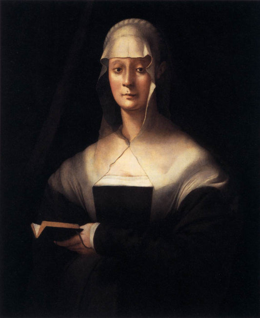 Maria Salviati, vintage artwork by Pontormo, A3 (16x12") Poster Print
