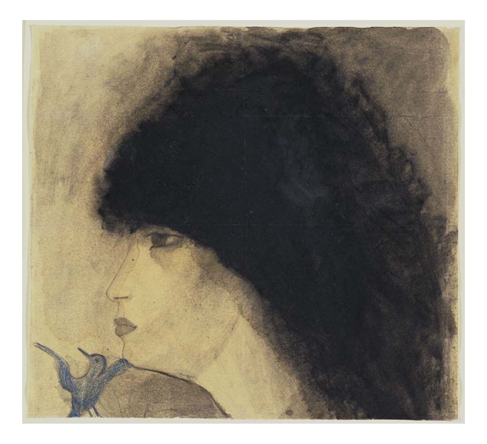 Marie Laurencin - Girl's Head, 16x12" (A3) Poster Print