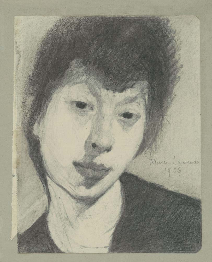 Marie Laurencin - Self-Portrait, vintage art, A3 (16x12")  Poster Print 