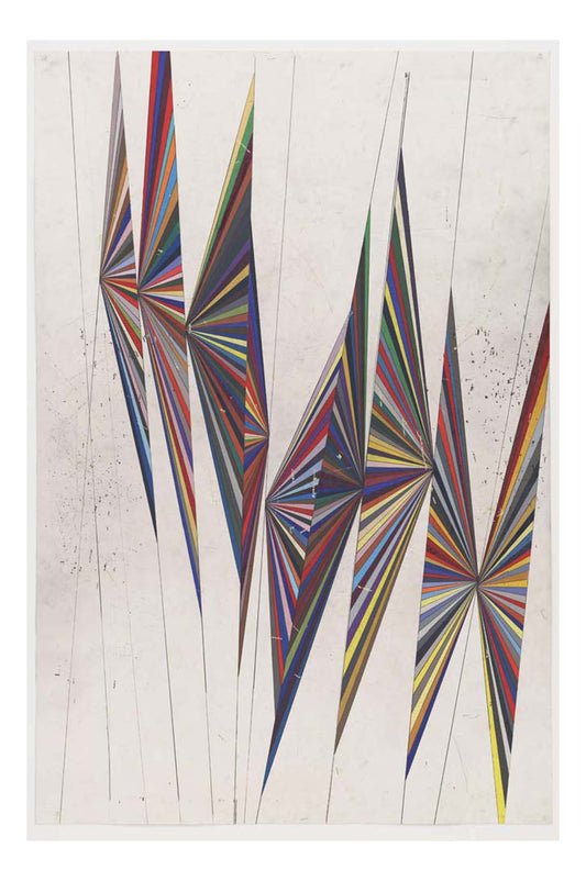 Mark Grotjahn - Untitled, 16x12" (A3) Poster Print