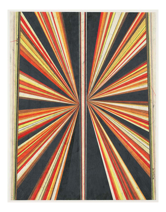 Mark Grotjahn - Untitled (2), 16x12" (A3) Poster Print