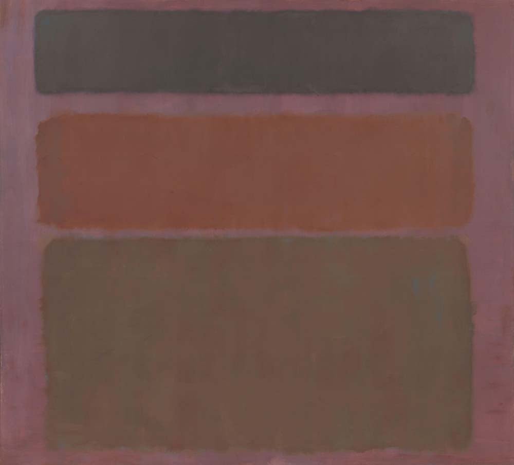 Mark Rothko - No. 16, vintage art, modern poster print
