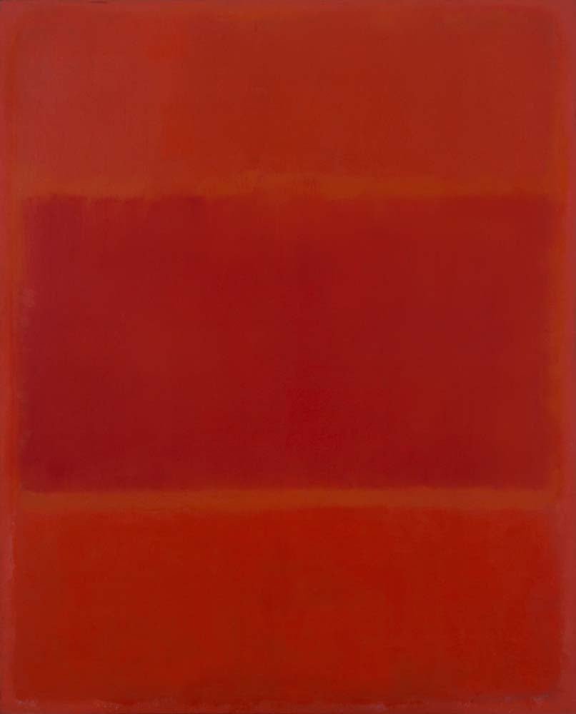 Mark Rothko - Red and Orange, vintage art, modern poster print