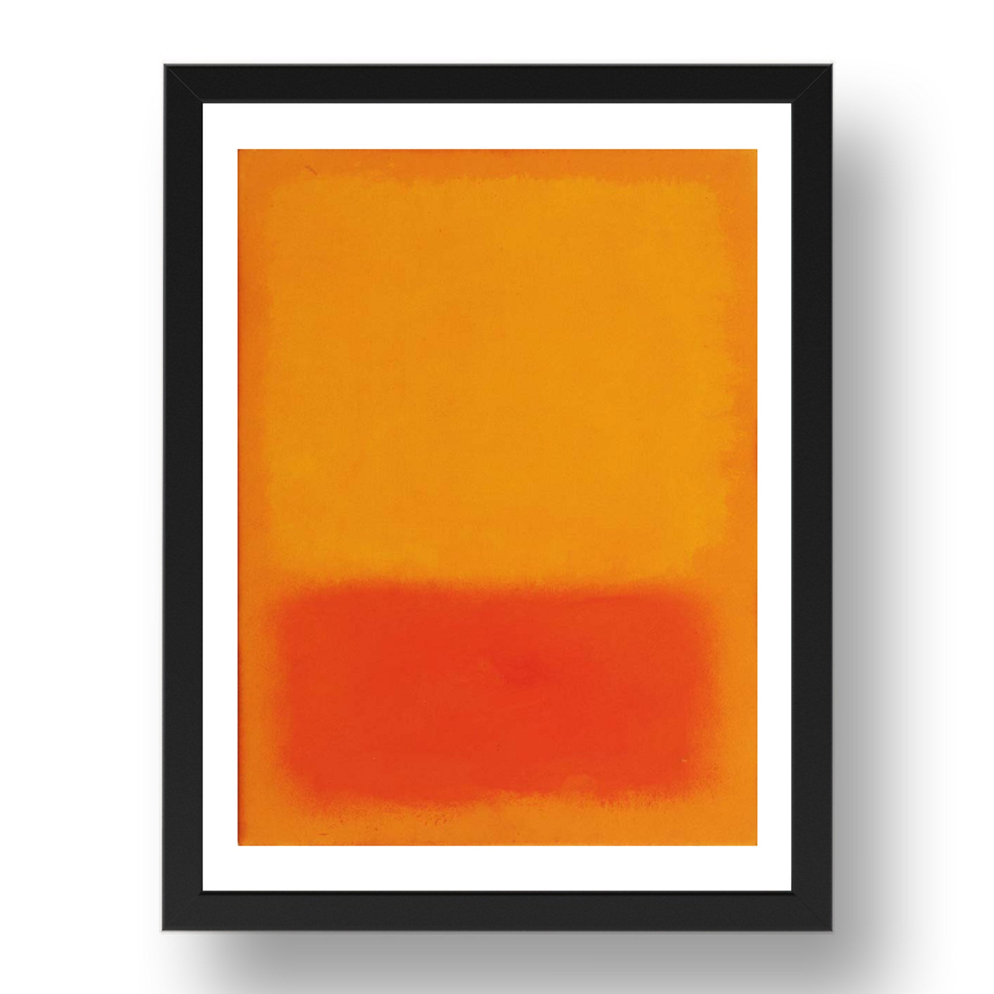 Mark Rothko: Untitled (4), modernist artwork, A3 Size Reproduction Poster Print in 17x13" Black Frame