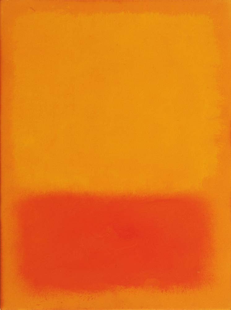 Mark Rothko - Untitled (4), vintage art, A3 (16x12")  Poster Print 