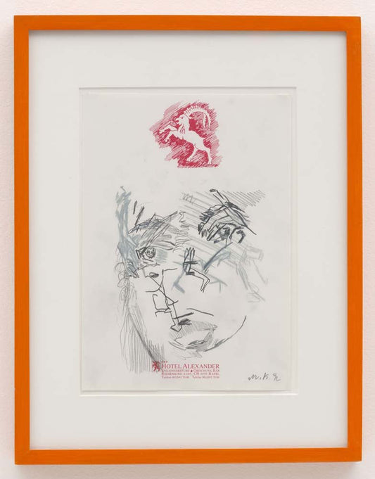 Martin Kippenberger - Untitled (3), vintage art, A3 (16x12")  Poster Print 