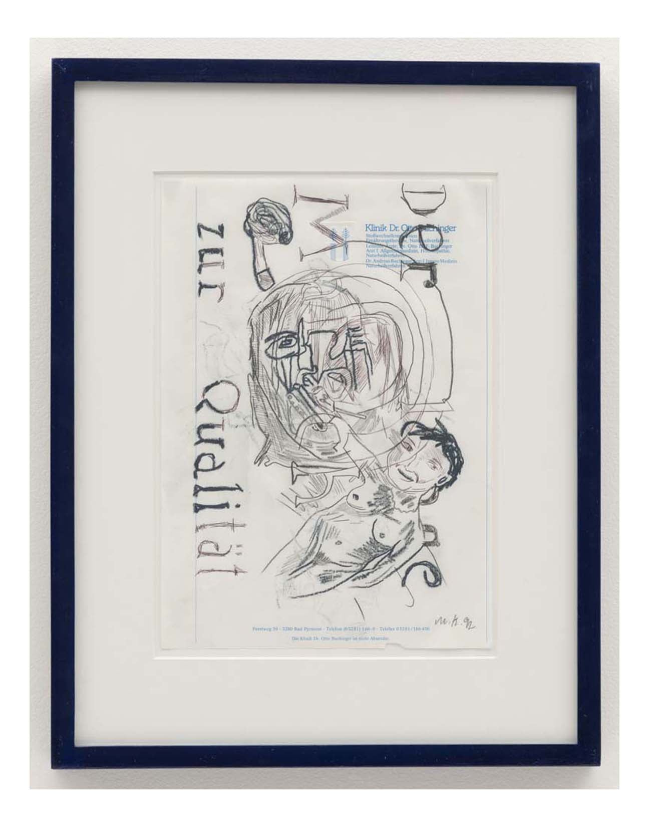 Martin Kippenberger - Untitled (5), 16x12" (A3) Poster Print