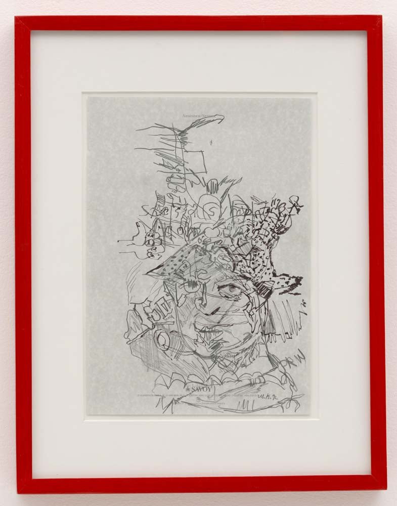 Martin Kippenberger - Untitled (6), vintage art, A3 (16x12")  Poster Print 