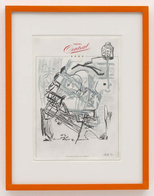 Martin Kippenberger - Untitled (7), vintage art, A3 (16x12")  Poster Print 