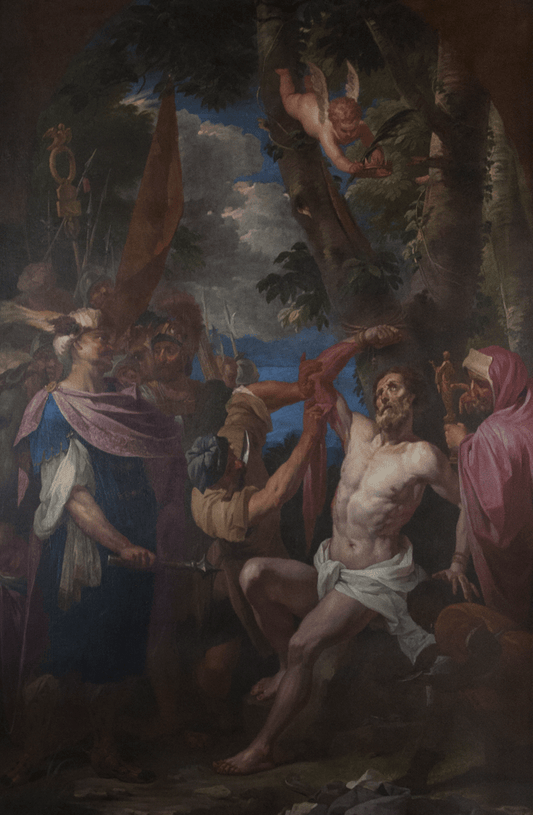 Martyrdom of Saint Bartholomew, vintage artwork by Gaspard de Crayer, 12x8" (A4) Poster