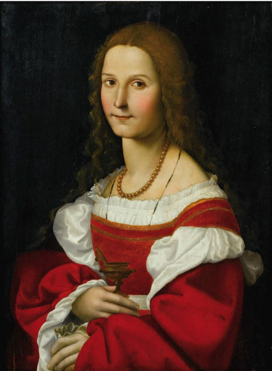 Mary Magdalen, vintage artwork by Giovanni Francesco Caroto, A3 (16x12") Poster Print