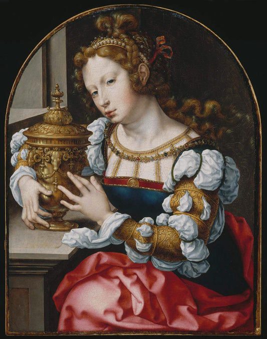 Mary Magdalen, vintage artwork by Jan Gossaert, A3 (16x12") Poster Print