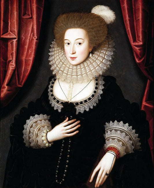 Mary Radclyffe, vintage artwork by Attributed to William Larkin, 12x8" (A4) Poster