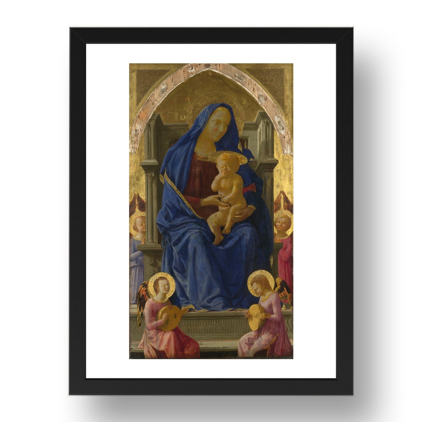 Masaccio: The Virgin and Child, Poster in 17x13"(A3) Frame