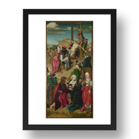 Master of Delft: The Deposition: Right Hand Panel, Poster in 17x13"(A3) Frame