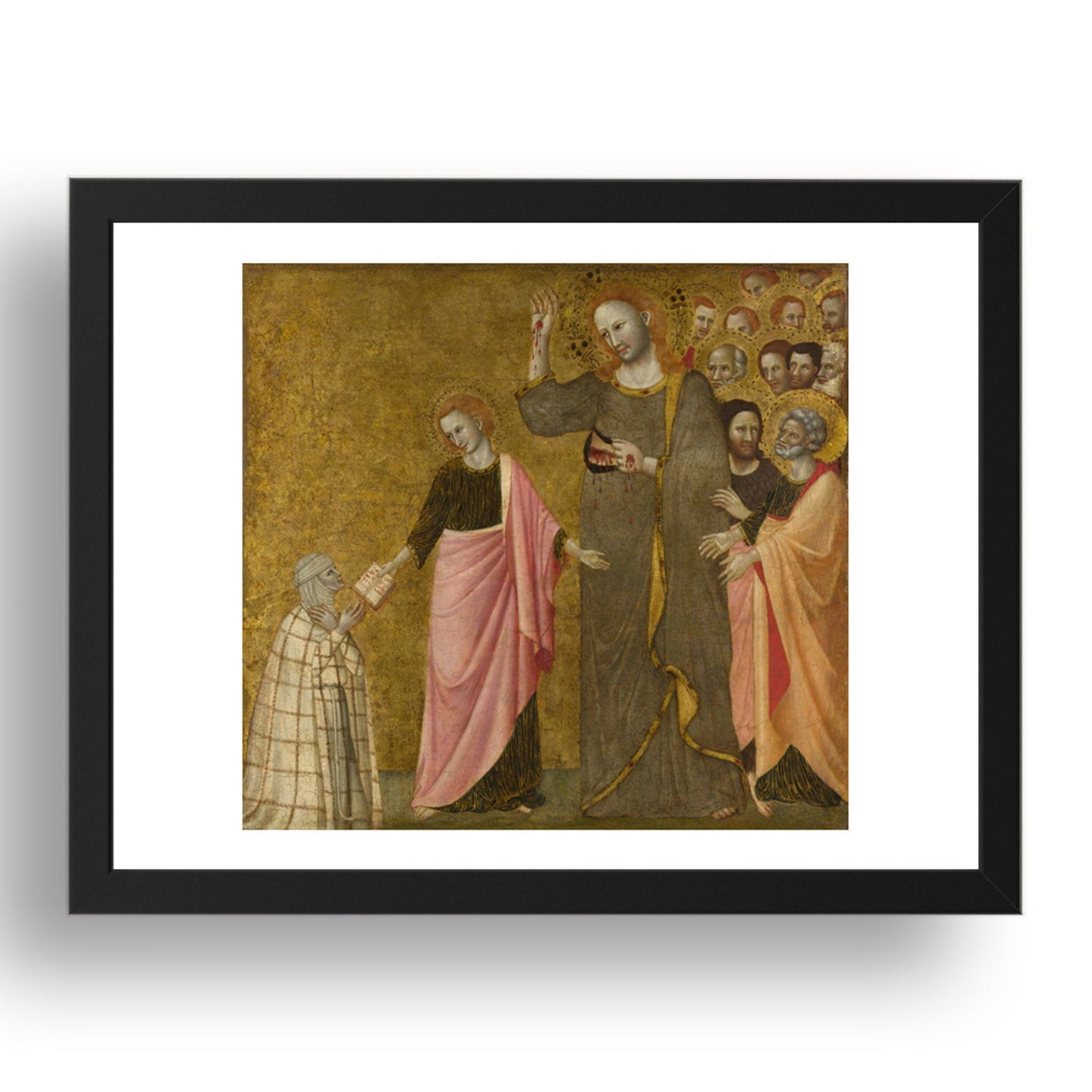Master of the Blessed Clare: Vision of the Blessed Clare of Rimini, Poster in 17x13"(A3) Frame