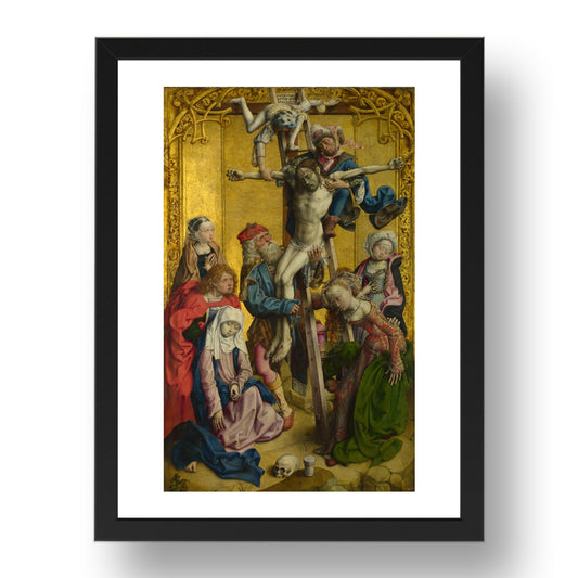 Master of the Saint Bartholomew Altarpiece: The Deposition, Poster in 17x13"(A3) Frame
