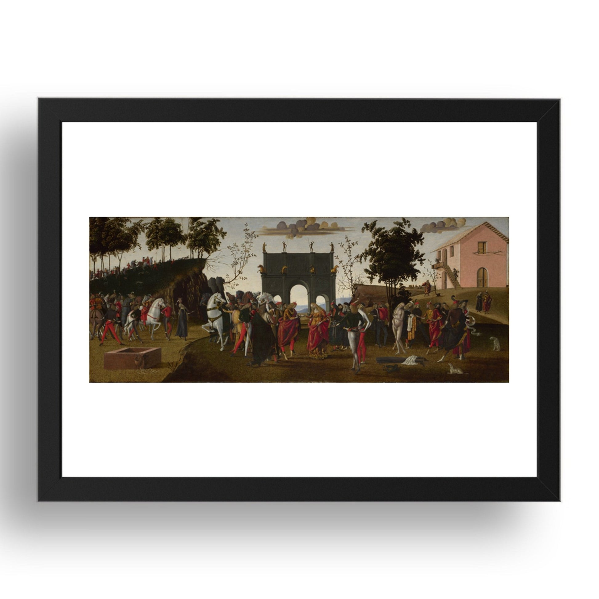 Master of the Story of Griselda: The Story of Griselda, Part I: Marriage, Poster in 17x13"(A3) Frame