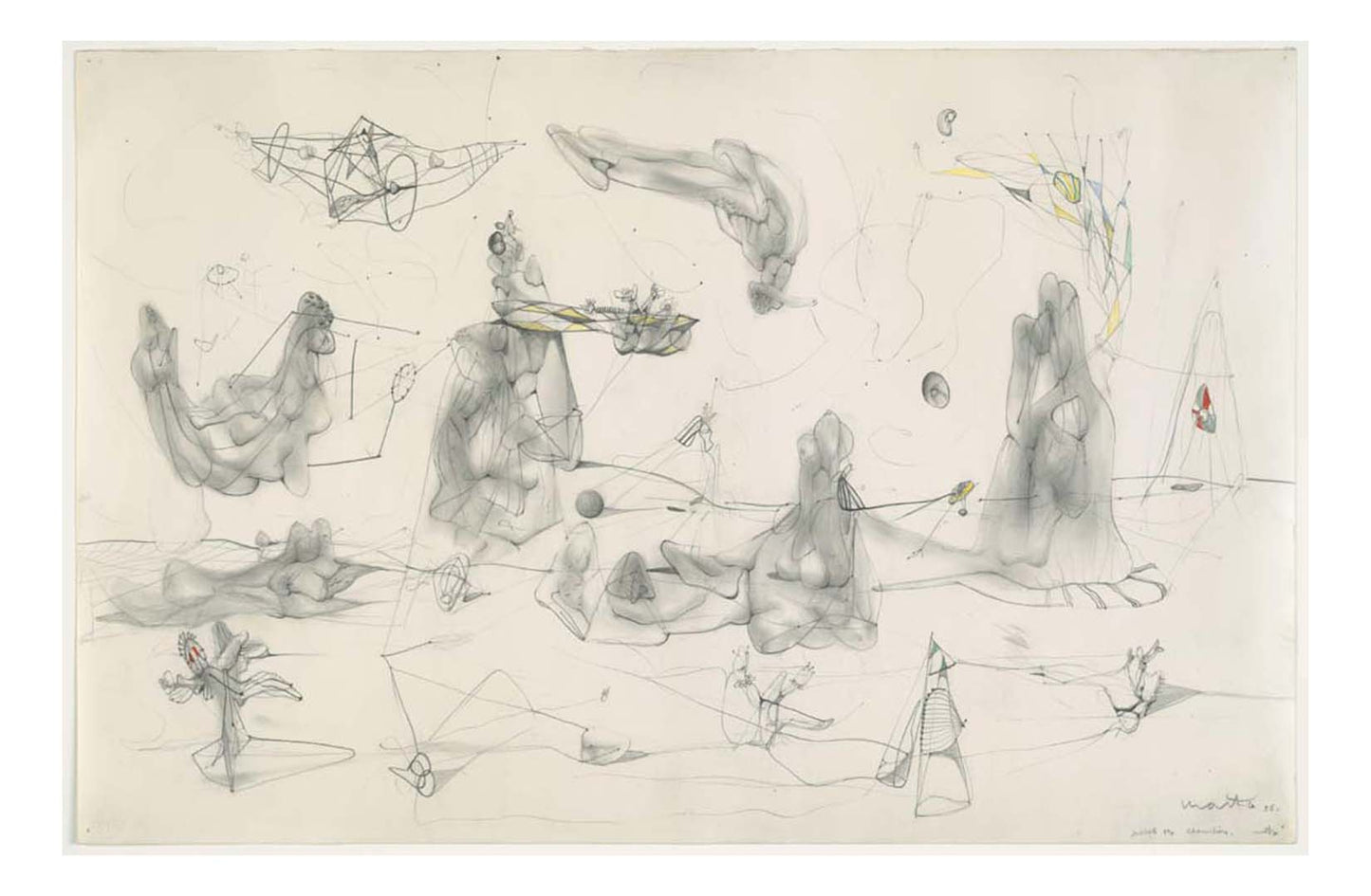 Matta - Endless Nude, 16x12" (A3) Poster Print