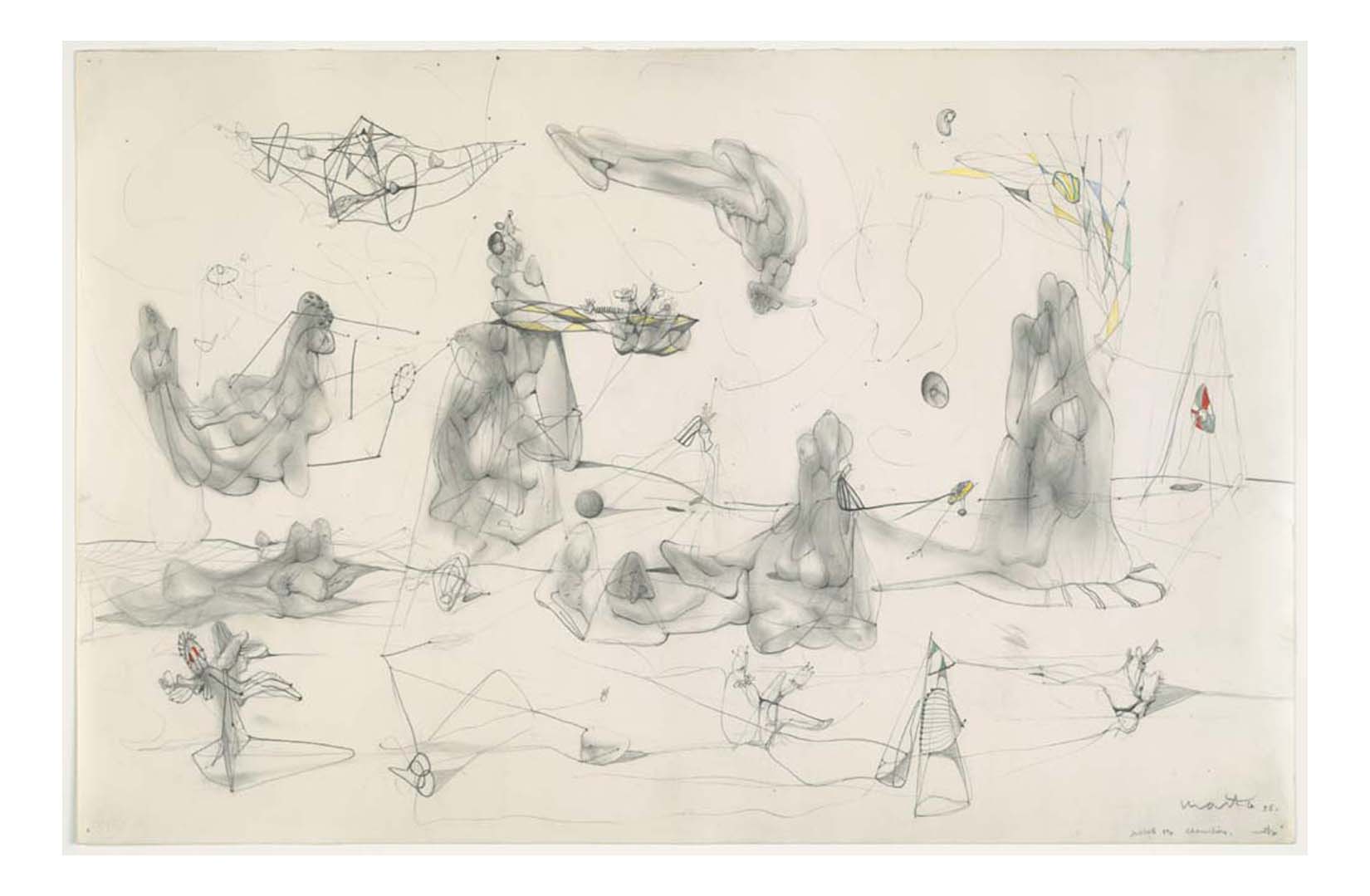 Matta - Endless Nude, 16x12" (A3) Poster Print