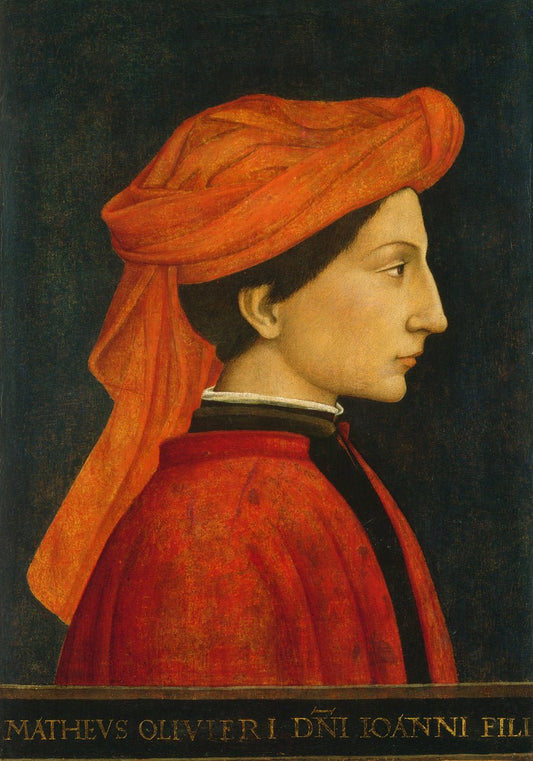 Matteo Olivieri (?), vintage artwork by Italian school 15th Century - Unknown, A3 (16x12") Poster Print