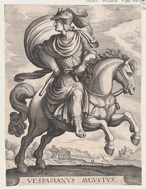 Matthäus Merian the Elder , After Antonio Tempesta:Emperor V-16x12"(A3) Poster
