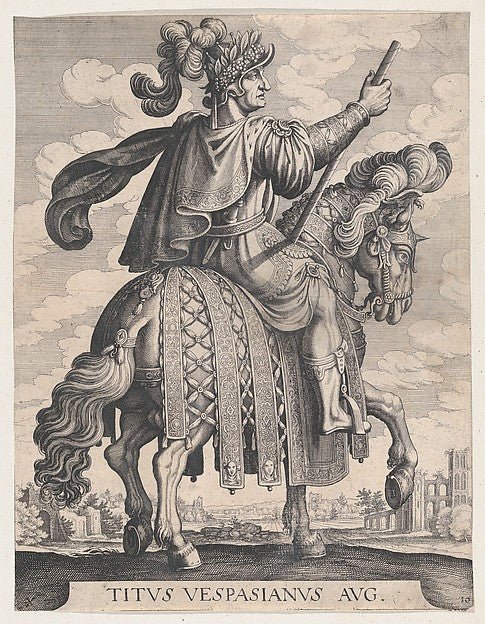 Matthäus Merian the Elder , After Antonio Tempesta:Plate 10:-16x12"(A3) Poster