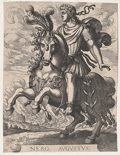 Matthäus Merian the Elder , After Antonio Tempesta:Plate 6:-16x12"(A3) Poster