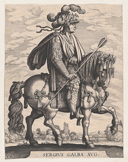 Matthäus Merian the Elder , After Antonio Tempesta:Plate 7:-16x12"(A3) Poster
