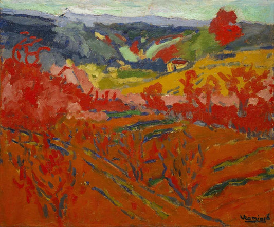 Maurice de Vlaminck - Autumn Landscape, vintage art, modern poster print