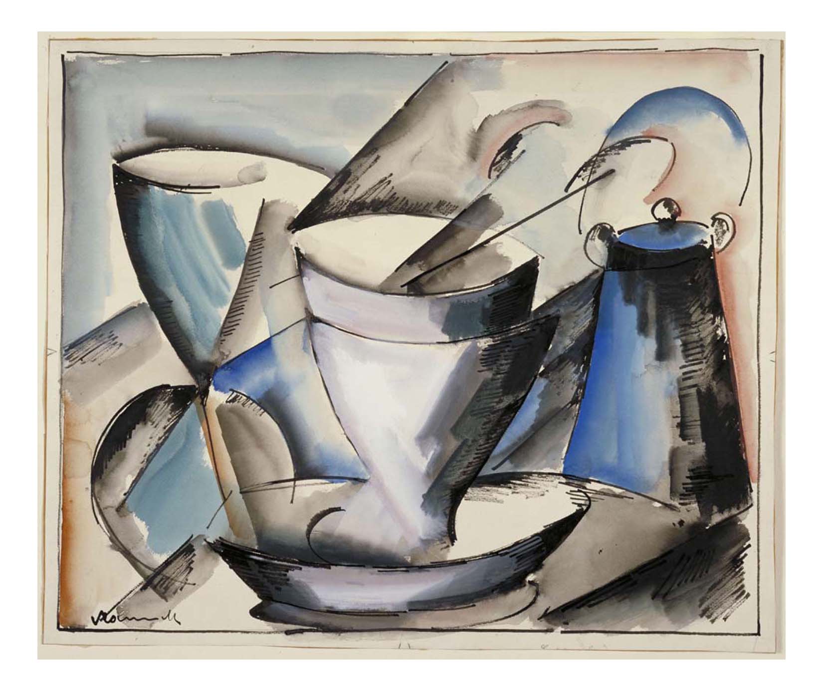 Maurice de Vlaminck - Still Life, 16x12" (A3) Poster Print